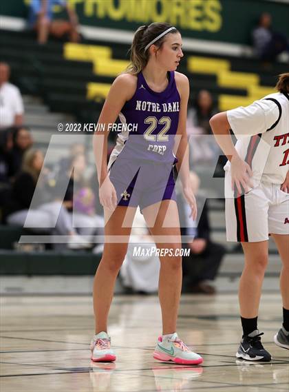 Thumbnail 1 in Notre Dame Prep vs. Arcadia (Feast Mode Thanksgiving Tournament) photogallery.
