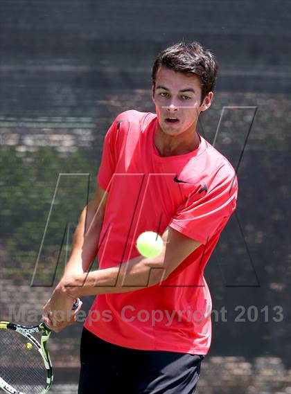 Thumbnail 3 in CIF SoCal Regional Team Tennis Championships photogallery.