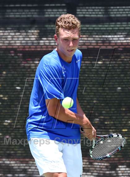 Thumbnail 3 in CIF SoCal Regional Team Tennis Championships photogallery.