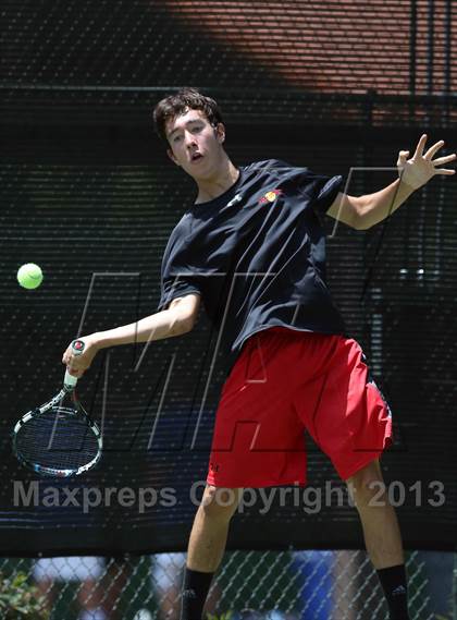 Thumbnail 3 in CIF SoCal Regional Team Tennis Championships photogallery.