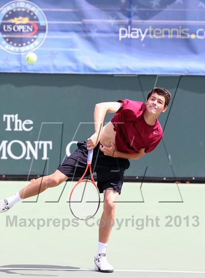 Thumbnail 2 in CIF SoCal Regional Team Tennis Championships photogallery.