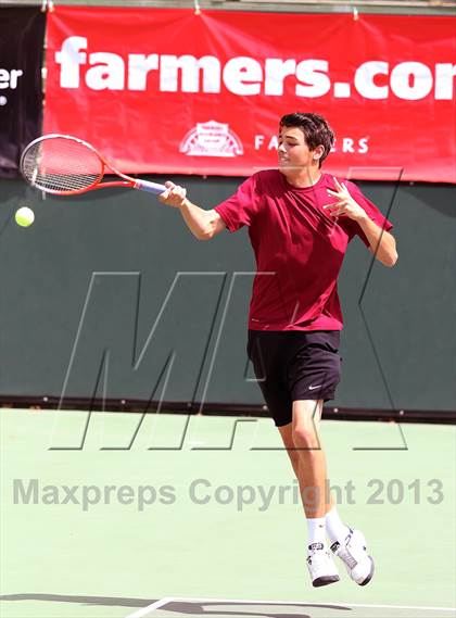 Thumbnail 3 in CIF SoCal Regional Team Tennis Championships photogallery.