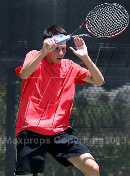 Thumbnail 2 in CIF SoCal Regional Team Tennis Championships photogallery.