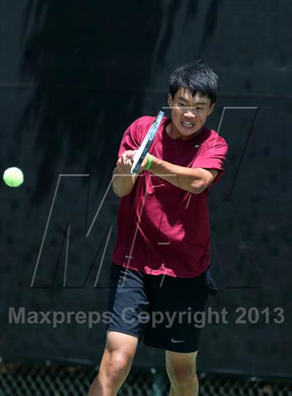 Thumbnail 3 in CIF SoCal Regional Team Tennis Championships photogallery.