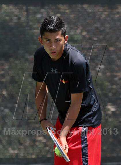 Thumbnail 3 in CIF SoCal Regional Team Tennis Championships photogallery.