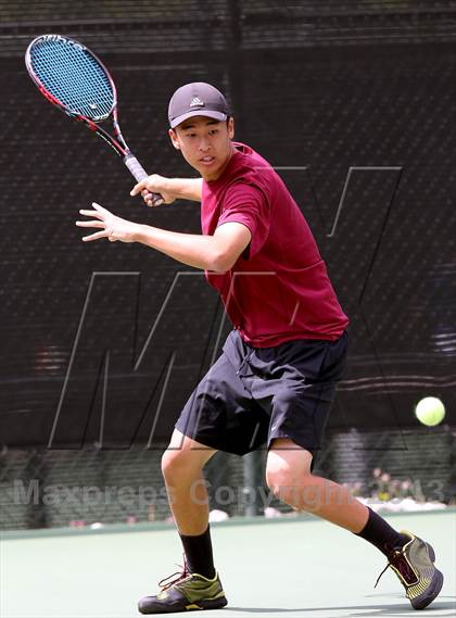 Thumbnail 3 in CIF SoCal Regional Team Tennis Championships photogallery.