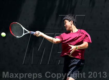 Thumbnail 3 in CIF SoCal Regional Team Tennis Championships photogallery.