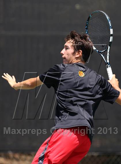 Thumbnail 3 in CIF SoCal Regional Team Tennis Championships photogallery.