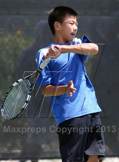 Thumbnail 3 in CIF SoCal Regional Team Tennis Championships photogallery.