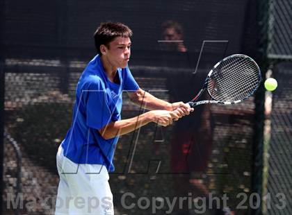 Thumbnail 2 in CIF SoCal Regional Team Tennis Championships photogallery.