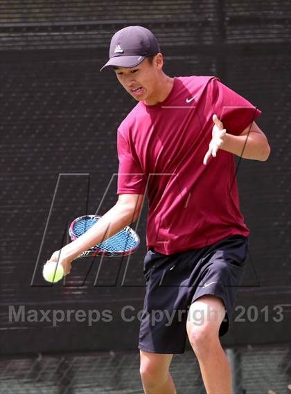 Thumbnail 3 in CIF SoCal Regional Team Tennis Championships photogallery.