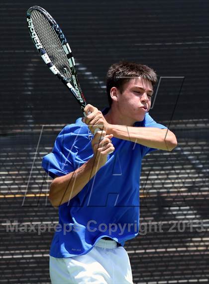 Thumbnail 3 in CIF SoCal Regional Team Tennis Championships photogallery.