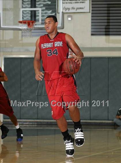 Thumbnail 2 in Pleasant Grove vs. Monterey Trail (Mark Macres Tournament) photogallery.