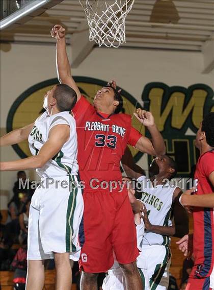 Thumbnail 1 in Pleasant Grove vs. Monterey Trail (Mark Macres Tournament) photogallery.