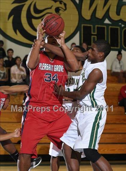 Thumbnail 2 in Pleasant Grove vs. Monterey Trail (Mark Macres Tournament) photogallery.