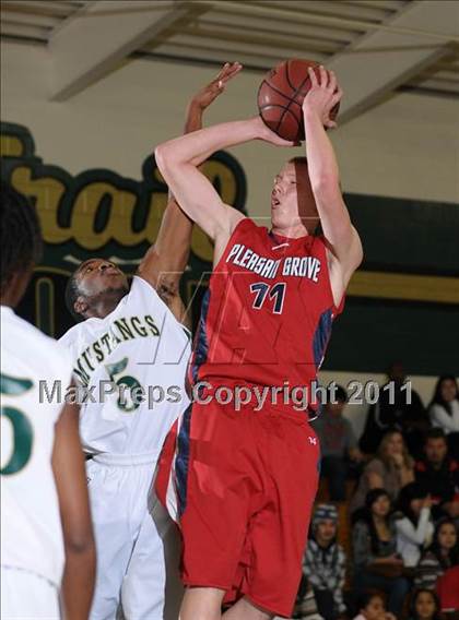 Thumbnail 2 in Pleasant Grove vs. Monterey Trail (Mark Macres Tournament) photogallery.