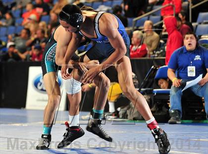 Thumbnail 2 in CIF Southern Section Masters Wrestling Championships (Day 1 - Preliminaries) photogallery.