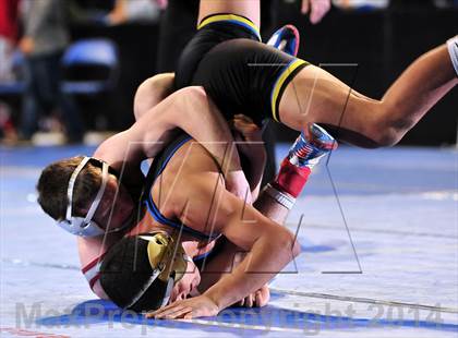Thumbnail 3 in CIF Southern Section Masters Wrestling Championships (Day 1 - Preliminaries) photogallery.
