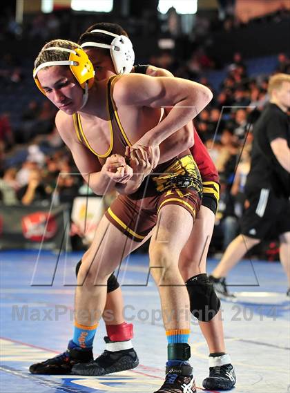 Thumbnail 2 in CIF Southern Section Masters Wrestling Championships (Day 1 - Preliminaries) photogallery.