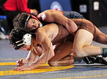 Thumbnail 3 in CIF Southern Section Masters Wrestling Championships (Day 1 - Preliminaries) photogallery.