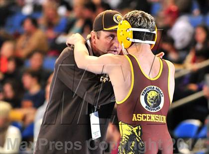 Thumbnail 2 in CIF Southern Section Masters Wrestling Championships (Day 1 - Preliminaries) photogallery.