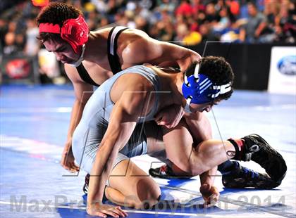 Thumbnail 3 in CIF Southern Section Masters Wrestling Championships (Day 1 - Preliminaries) photogallery.