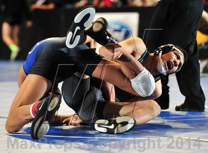 Thumbnail 3 in CIF Southern Section Masters Wrestling Championships (Day 1 - Preliminaries) photogallery.