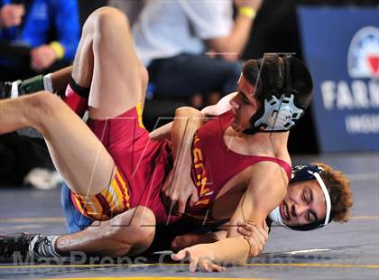 Thumbnail 2 in CIF Southern Section Masters Wrestling Championships (Day 1 - Preliminaries) photogallery.