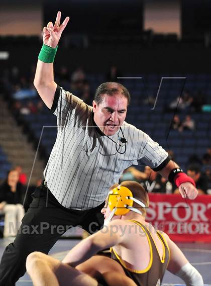Thumbnail 3 in CIF Southern Section Masters Wrestling Championships (Day 1 - Preliminaries) photogallery.