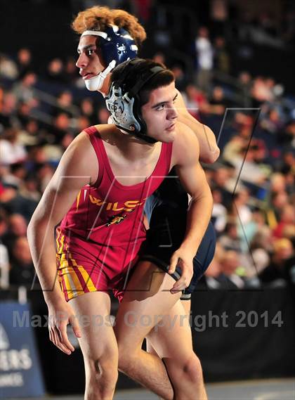 Thumbnail 3 in CIF Southern Section Masters Wrestling Championships (Day 1 - Preliminaries) photogallery.