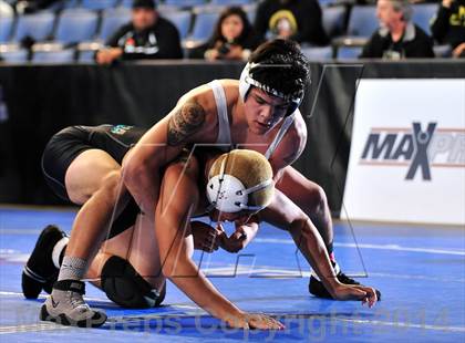 Thumbnail 3 in CIF Southern Section Masters Wrestling Championships (Day 1 - Preliminaries) photogallery.