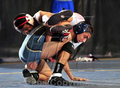 Thumbnail 3 in CIF Southern Section Masters Wrestling Championships (Day 1 - Preliminaries) photogallery.