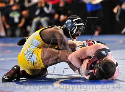 Thumbnail 2 in CIF Southern Section Masters Wrestling Championships (Day 1 - Preliminaries) photogallery.