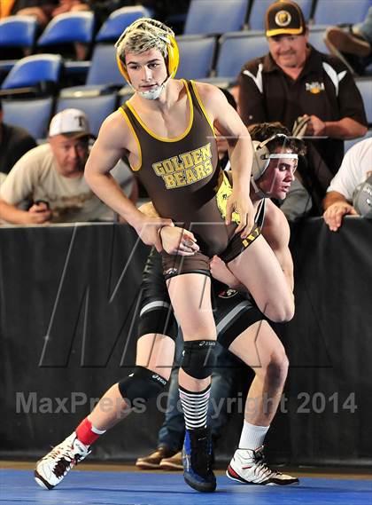 Thumbnail 2 in CIF Southern Section Masters Wrestling Championships (Day 1 - Preliminaries) photogallery.