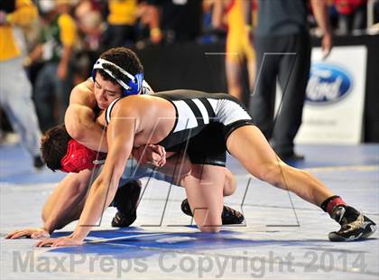 Thumbnail 3 in CIF Southern Section Masters Wrestling Championships (Day 1 - Preliminaries) photogallery.