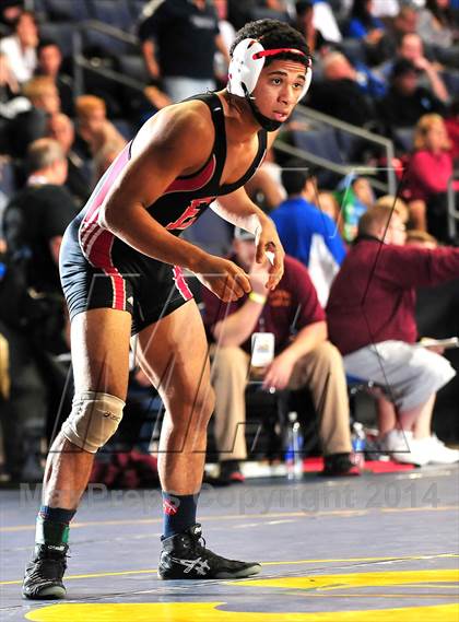 Thumbnail 3 in CIF Southern Section Masters Wrestling Championships (Day 1 - Preliminaries) photogallery.
