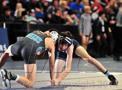 Thumbnail 2 in CIF Southern Section Masters Wrestling Championships (Day 1 - Preliminaries) photogallery.