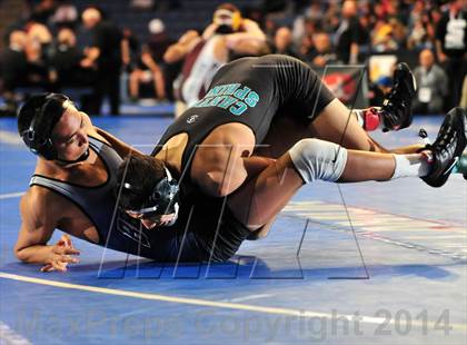 Thumbnail 3 in CIF Southern Section Masters Wrestling Championships (Day 1 - Preliminaries) photogallery.