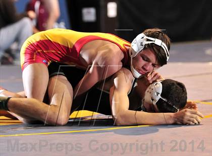 Thumbnail 2 in CIF Southern Section Masters Wrestling Championships (Day 1 - Preliminaries) photogallery.
