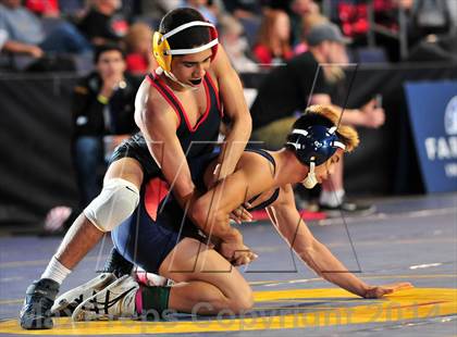 Thumbnail 2 in CIF Southern Section Masters Wrestling Championships (Day 1 - Preliminaries) photogallery.