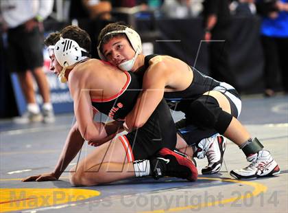 Thumbnail 2 in CIF Southern Section Masters Wrestling Championships (Day 1 - Preliminaries) photogallery.