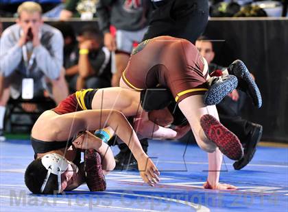 Thumbnail 2 in CIF Southern Section Masters Wrestling Championships (Day 1 - Preliminaries) photogallery.