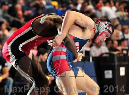 Thumbnail 3 in CIF Southern Section Masters Wrestling Championships (Day 1 - Preliminaries) photogallery.