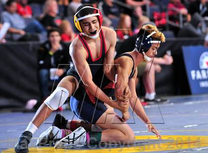 Thumbnail 3 in CIF Southern Section Masters Wrestling Championships (Day 1 - Preliminaries) photogallery.