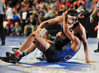 Thumbnail 2 in CIF Southern Section Masters Wrestling Championships (Day 1 - Preliminaries) photogallery.