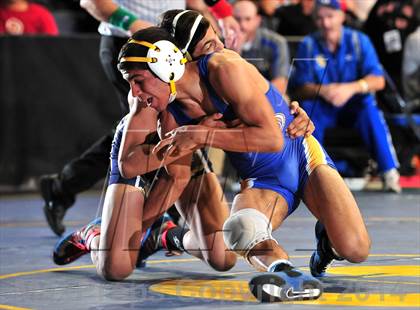 Thumbnail 2 in CIF Southern Section Masters Wrestling Championships (Day 1 - Preliminaries) photogallery.
