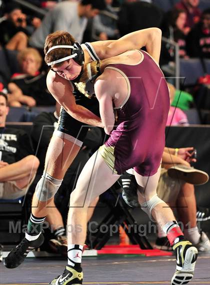 Thumbnail 3 in CIF Southern Section Masters Wrestling Championships (Day 1 - Preliminaries) photogallery.