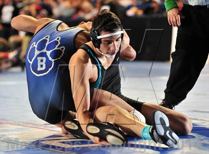 Thumbnail 2 in CIF Southern Section Masters Wrestling Championships (Day 1 - Preliminaries) photogallery.