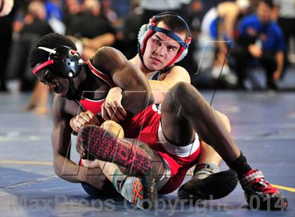 Thumbnail 2 in CIF Southern Section Masters Wrestling Championships (Day 1 - Preliminaries) photogallery.
