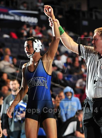 Thumbnail 1 in CIF Southern Section Masters Wrestling Championships (Day 1 - Preliminaries) photogallery.